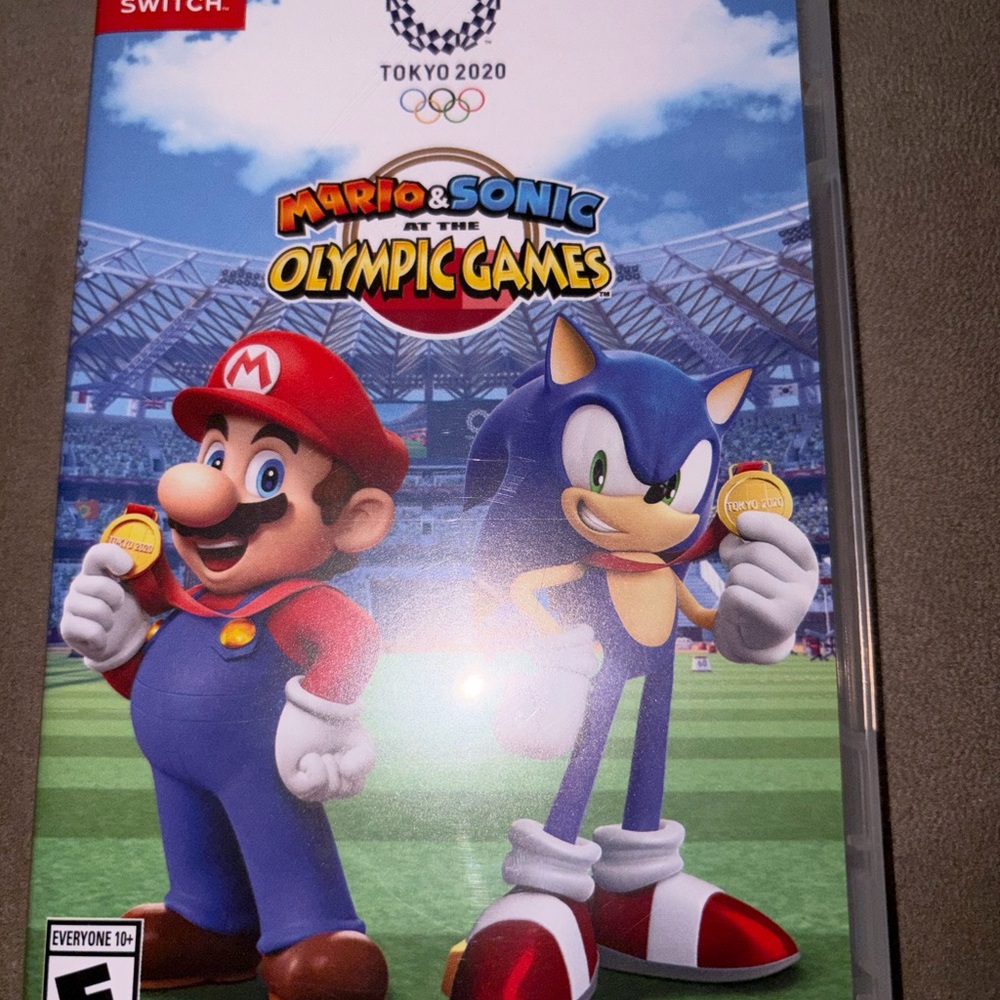 Nintendo Mario & Sonic at the Olympic Games - Red, Blue, White